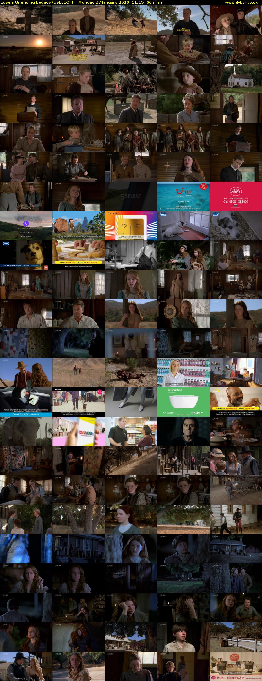 Love's Unending Legacy (5SELECT) Monday 27 January 2020 11:15 - 12:15