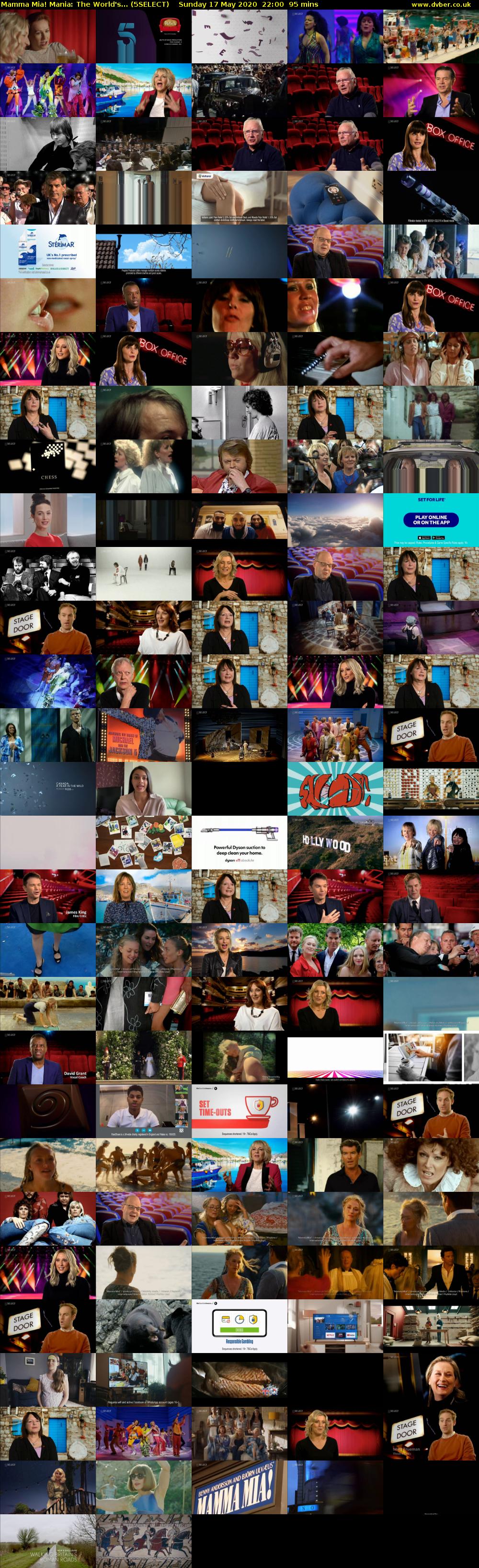 Mamma Mia! Mania: The World's... (5SELECT) Sunday 17 May 2020 22:00 - 23:35