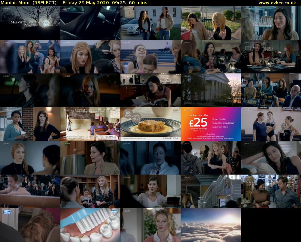 Maniac Mom  (5SELECT) Friday 29 May 2020 09:25 - 10:25