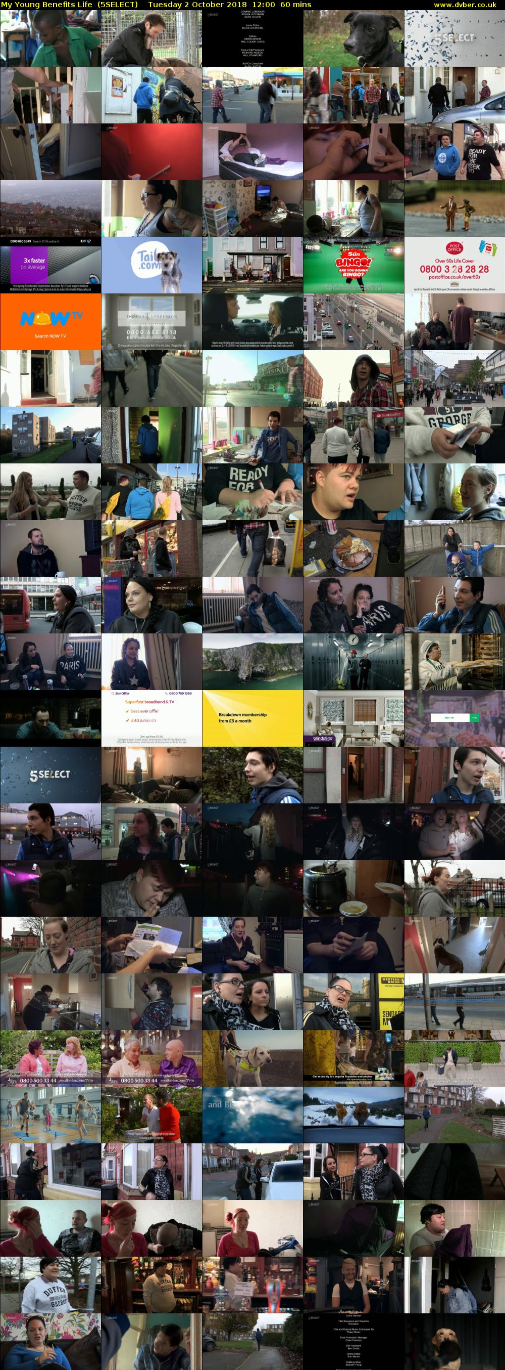 My Young Benefits Life  (5SELECT) Tuesday 2 October 2018 12:00 - 13:00