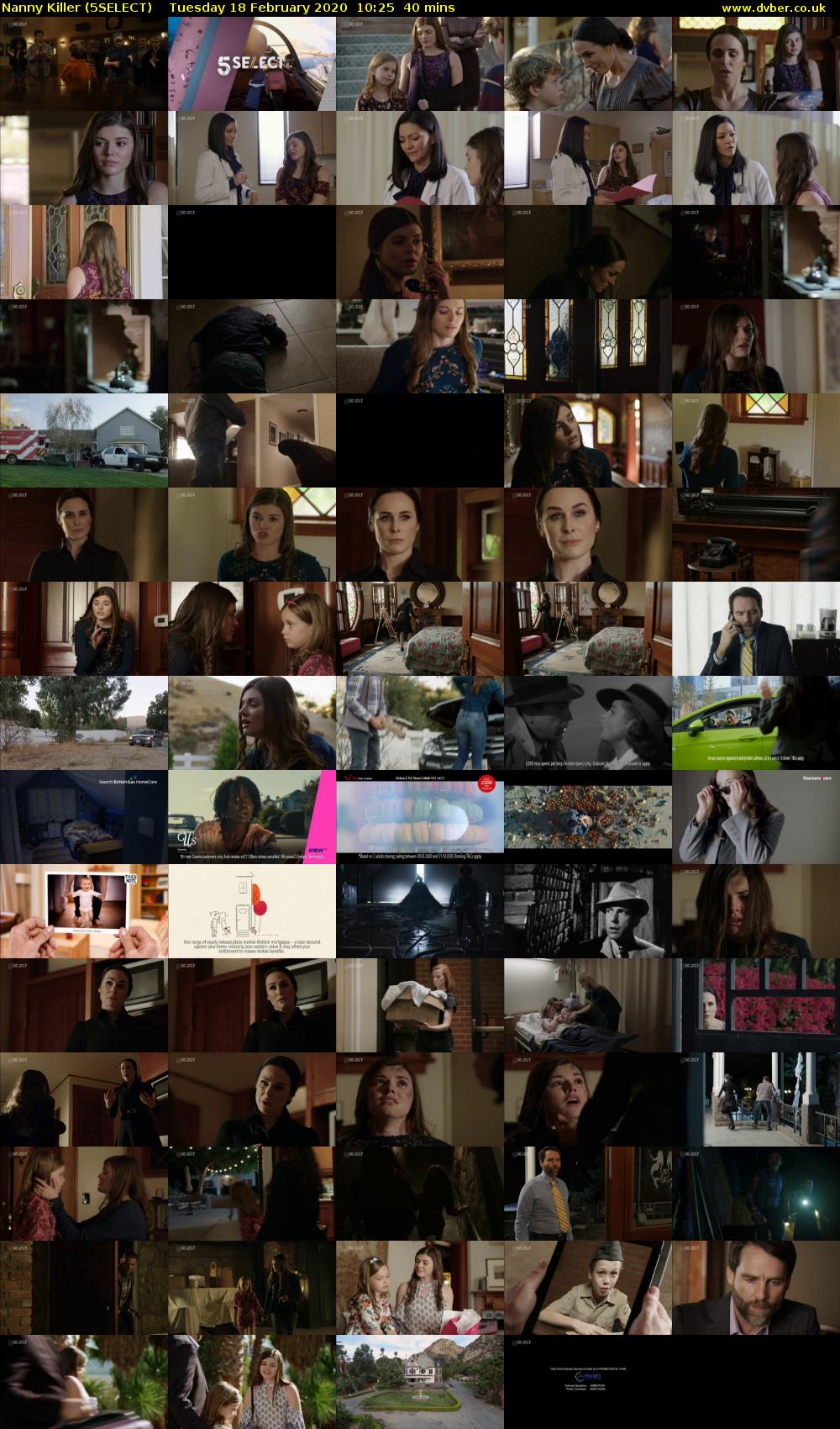 Nanny Killer (5SELECT) Tuesday 18 February 2020 10:25 - 11:05
