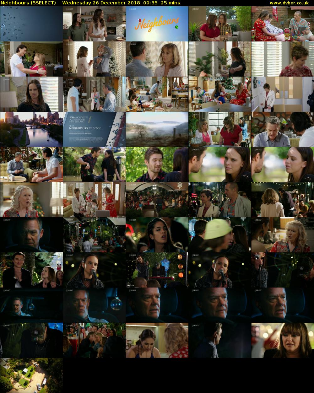Neighbours (5SELECT) Wednesday 26 December 2018 09:35 - 10:00