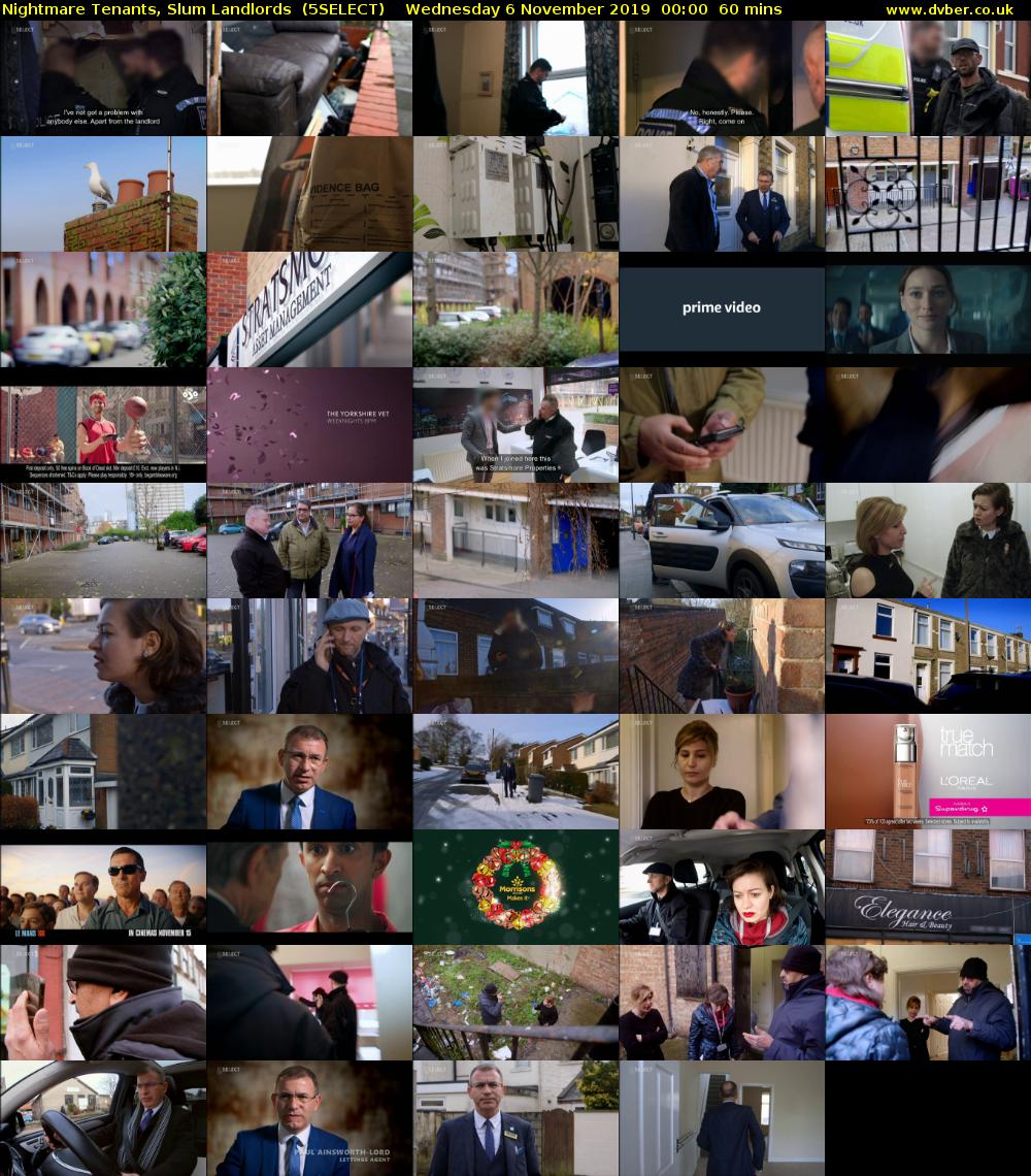Nightmare Tenants, Slum Landlords  (5SELECT) Wednesday 6 November 2019 00:00 - 01:00