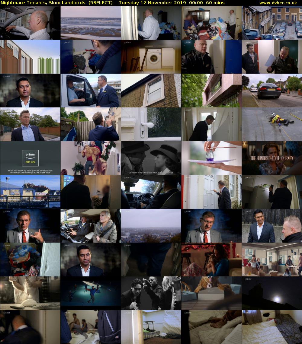 Nightmare Tenants, Slum Landlords  (5SELECT) Tuesday 12 November 2019 00:00 - 01:00