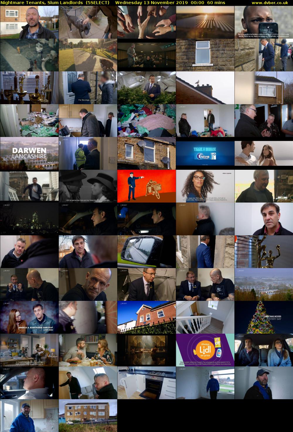 Nightmare Tenants, Slum Landlords  (5SELECT) Wednesday 13 November 2019 00:00 - 01:00