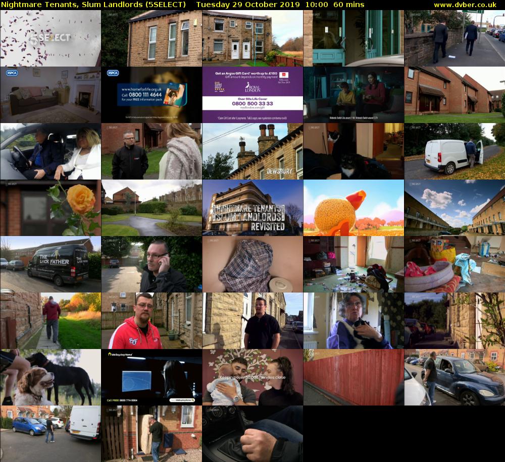 Nightmare Tenants, Slum Landlords (5SELECT) Tuesday 29 October 2019 10:00 - 11:00