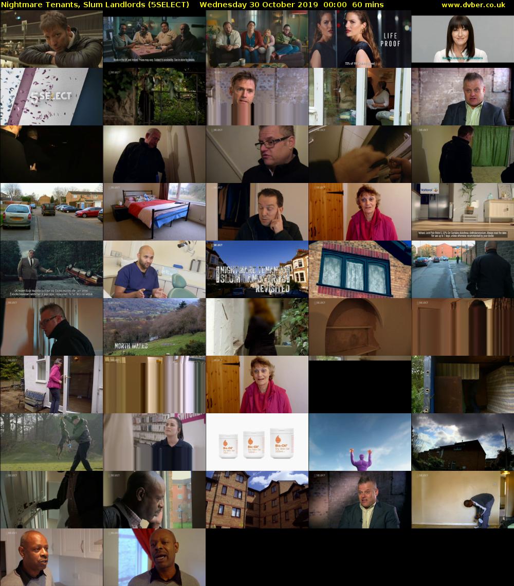 Nightmare Tenants, Slum Landlords (5SELECT) Wednesday 30 October 2019 00:00 - 01:00
