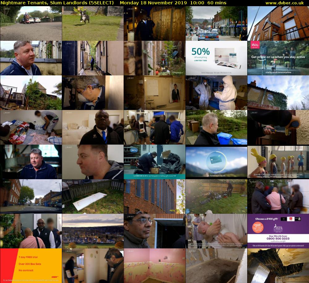 Nightmare Tenants, Slum Landlords (5SELECT) Monday 18 November 2019 10:00 - 11:00