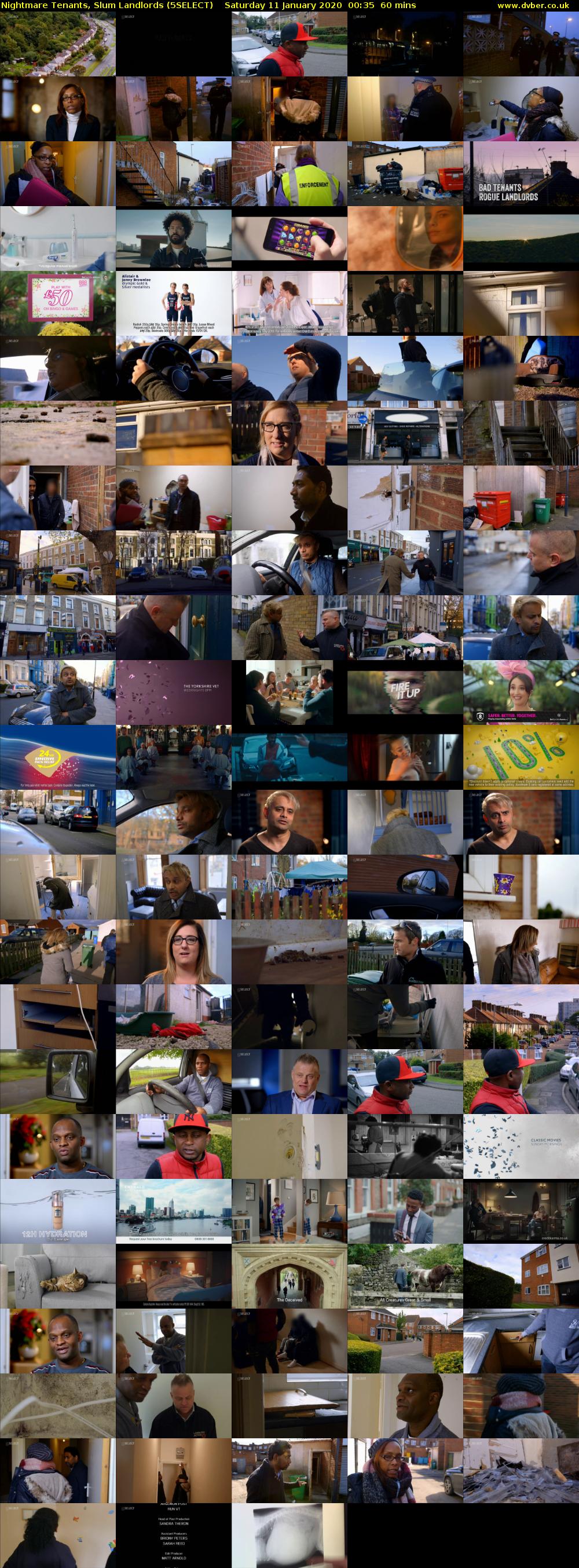 Nightmare Tenants, Slum Landlords (5SELECT) Saturday 11 January 2020 00:35 - 01:35