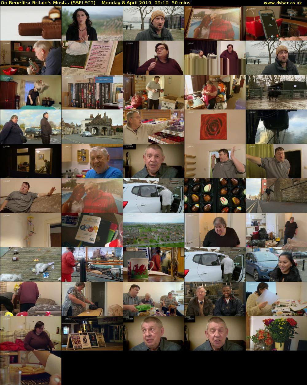 On Benefits: Britain's Most... (5SELECT) Monday 8 April 2019 09:10 - 10:00