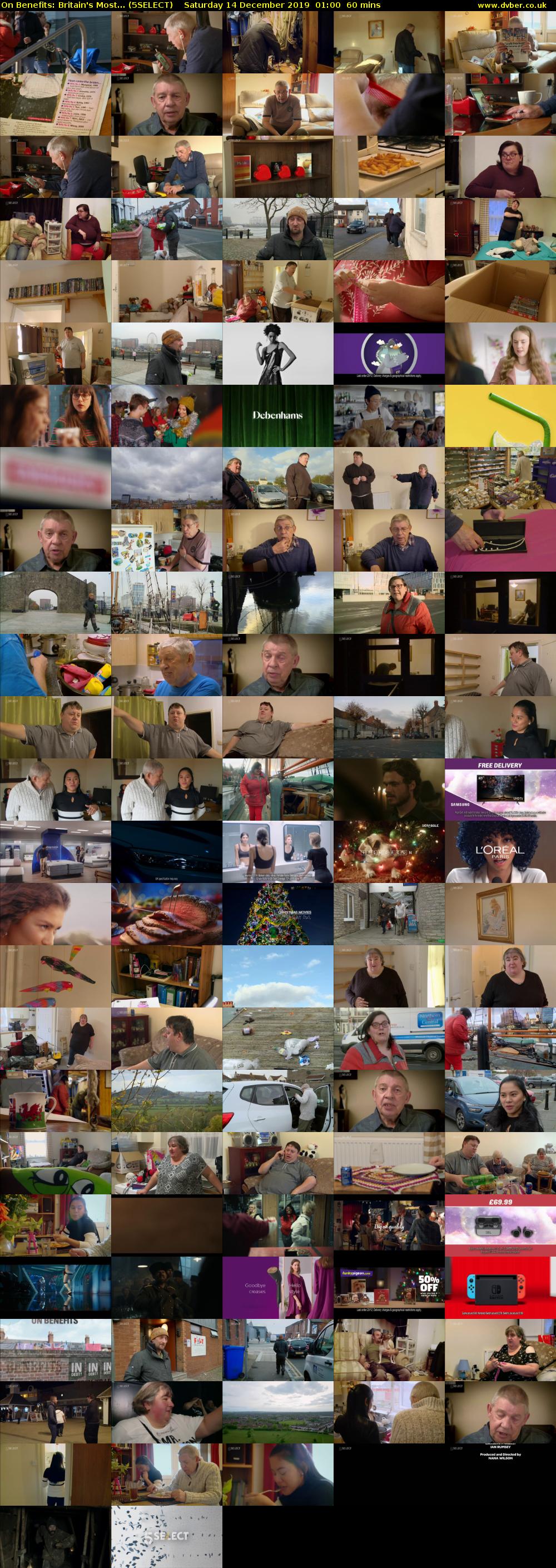 On Benefits: Britain's Most... (5SELECT) Saturday 14 December 2019 01:00 - 02:00