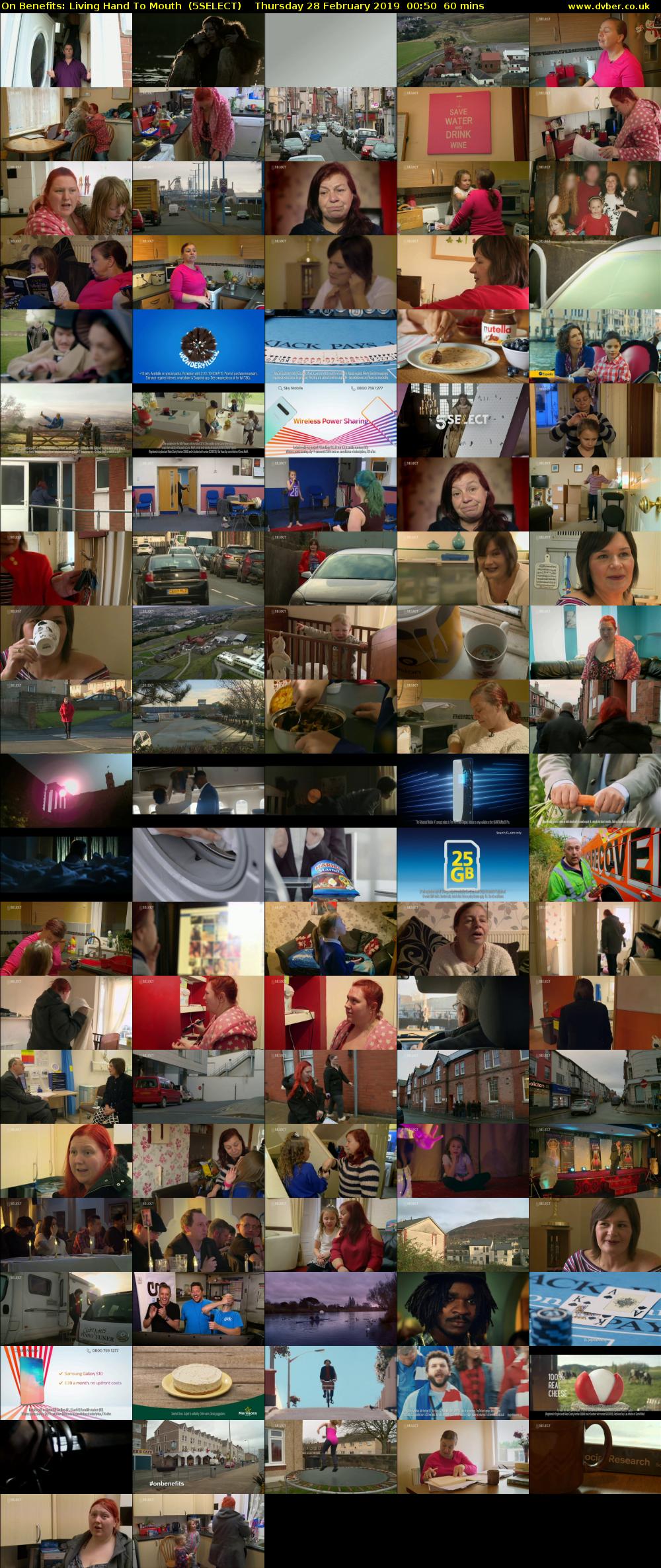 On Benefits: Living Hand To Mouth  (5SELECT) Thursday 28 February 2019 00:50 - 01:50