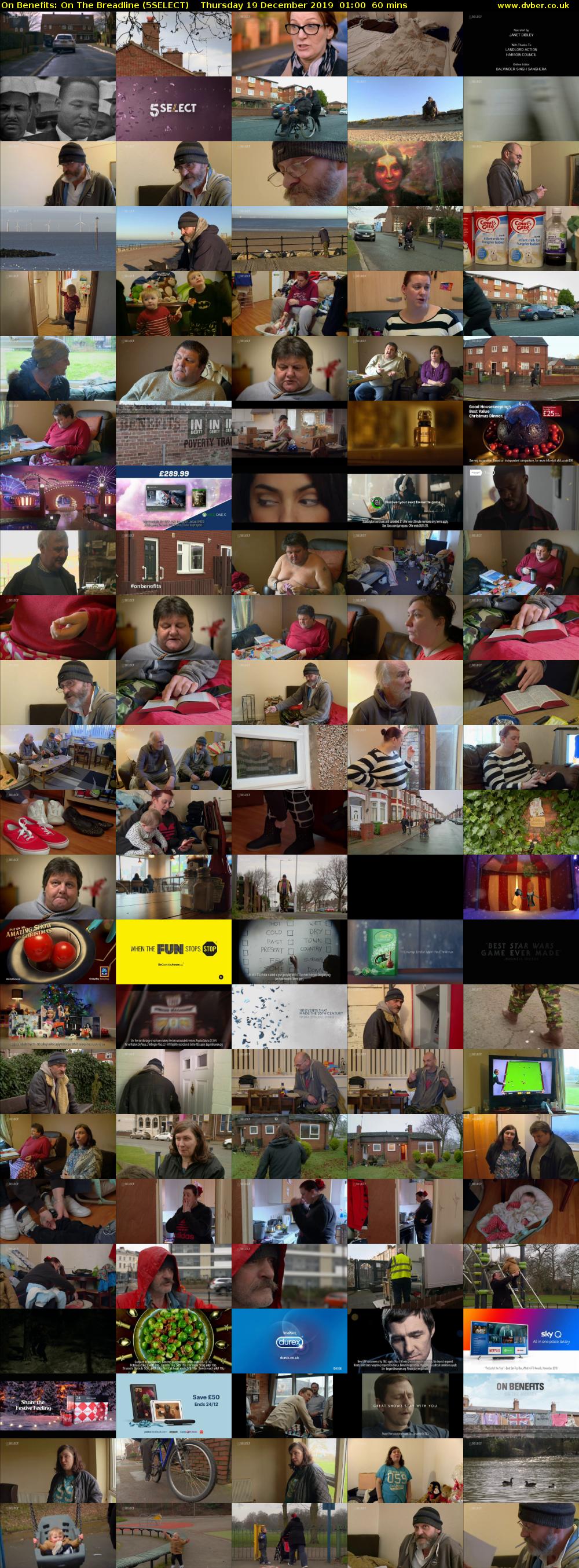 On Benefits: On The Breadline (5SELECT) Thursday 19 December 2019 01:00 - 02:00