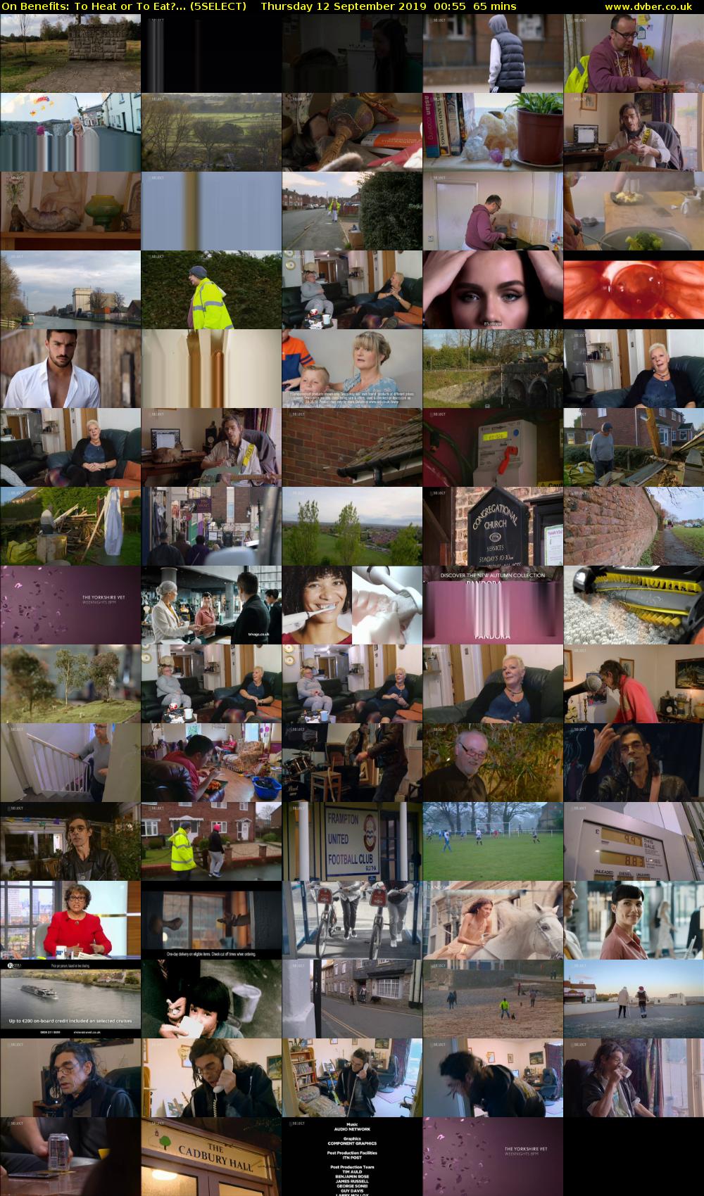 On Benefits: To Heat or To Eat?... (5SELECT) Thursday 12 September 2019 00:55 - 02:00