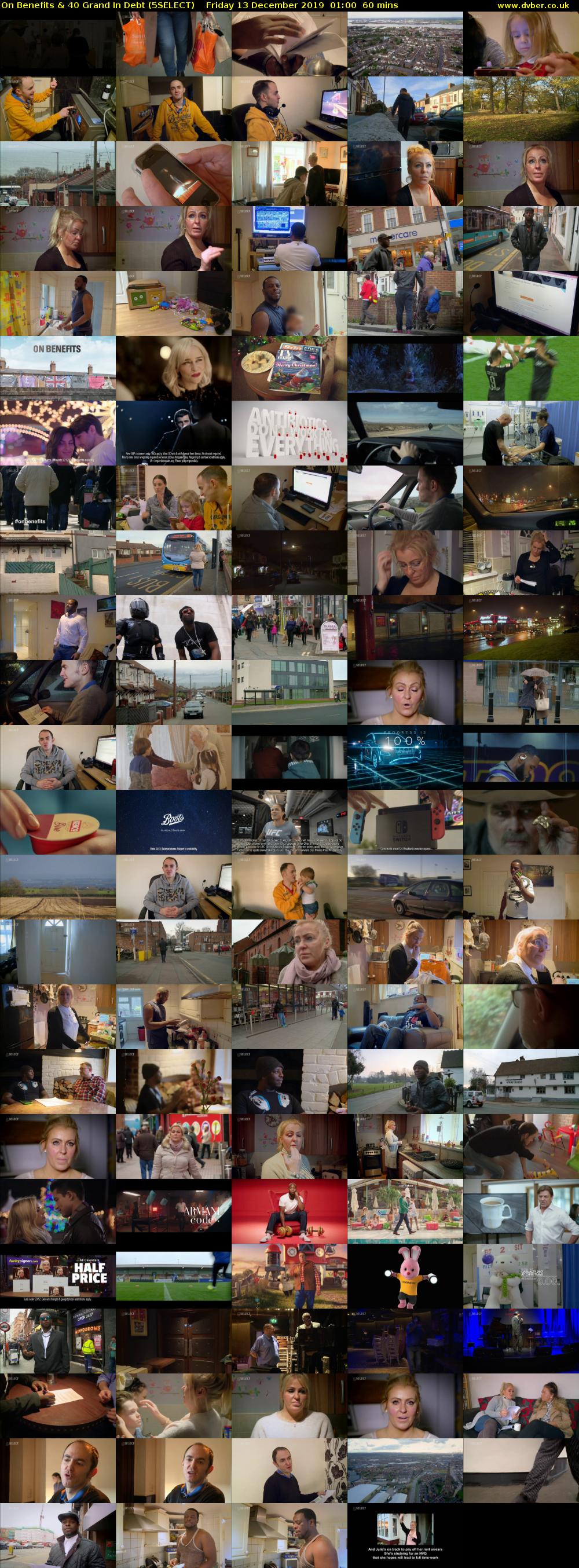 On Benefits & 40 Grand In Debt (5SELECT) Friday 13 December 2019 01:00 - 02:00