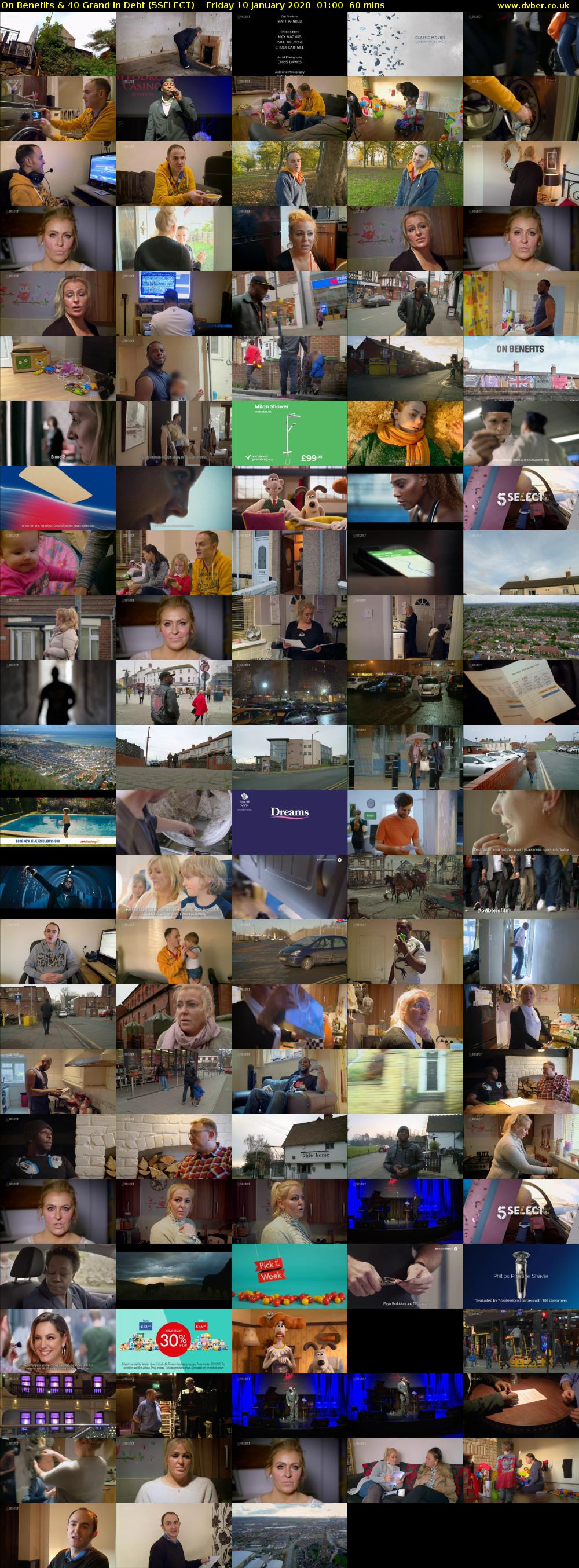 On Benefits & 40 Grand In Debt (5SELECT) Friday 10 January 2020 01:00 - 02:00