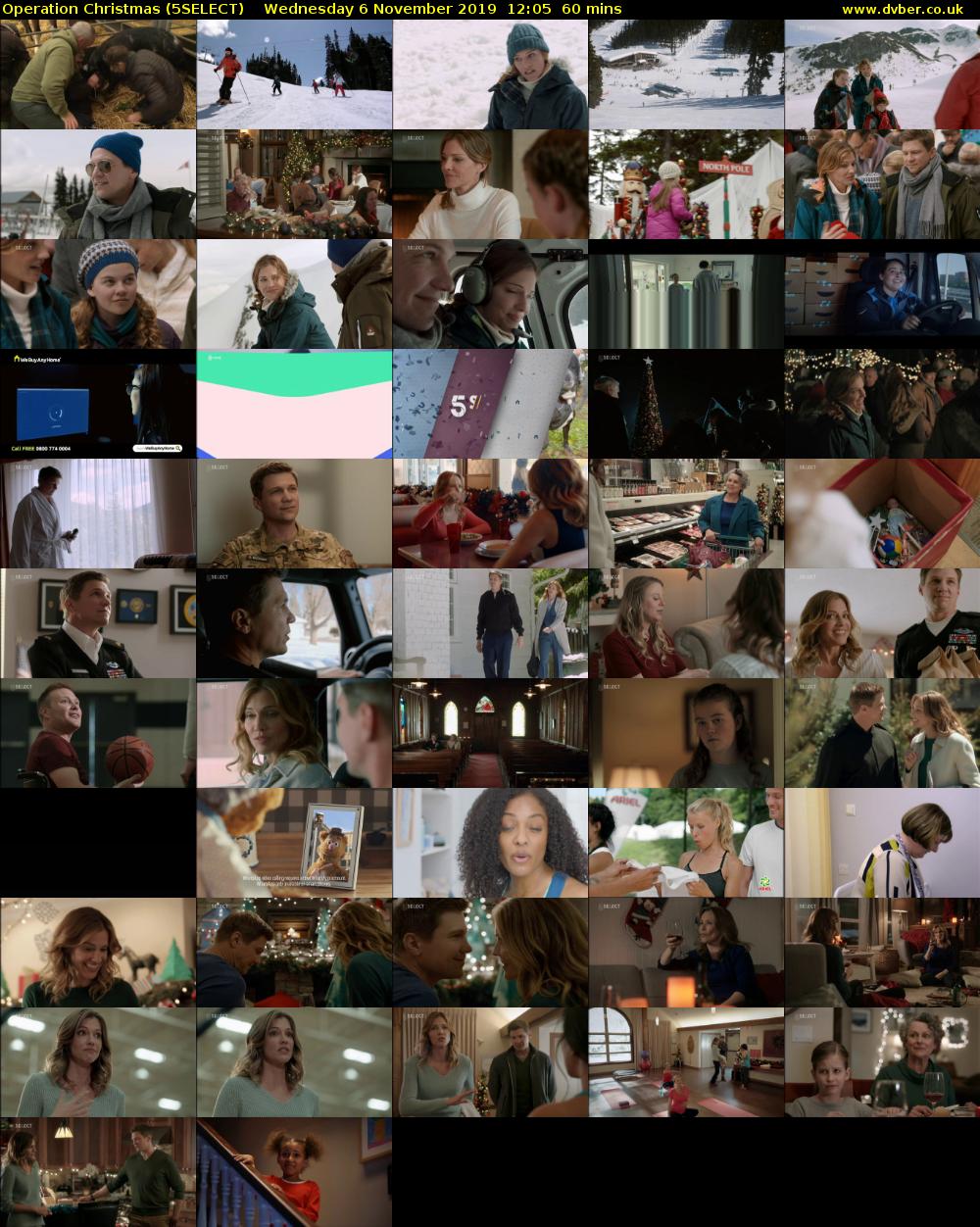 Operation Christmas (5SELECT) Wednesday 6 November 2019 12:05 - 13:05