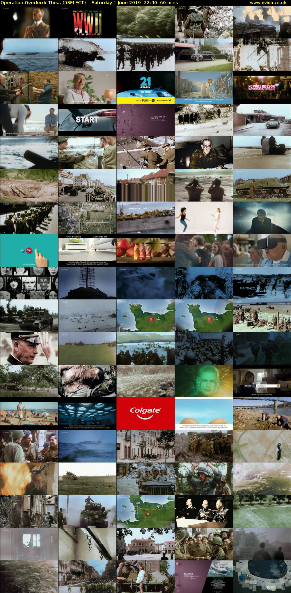 Operation Overlord: The... (5SELECT) Saturday 1 June 2019 22:40 - 23:40