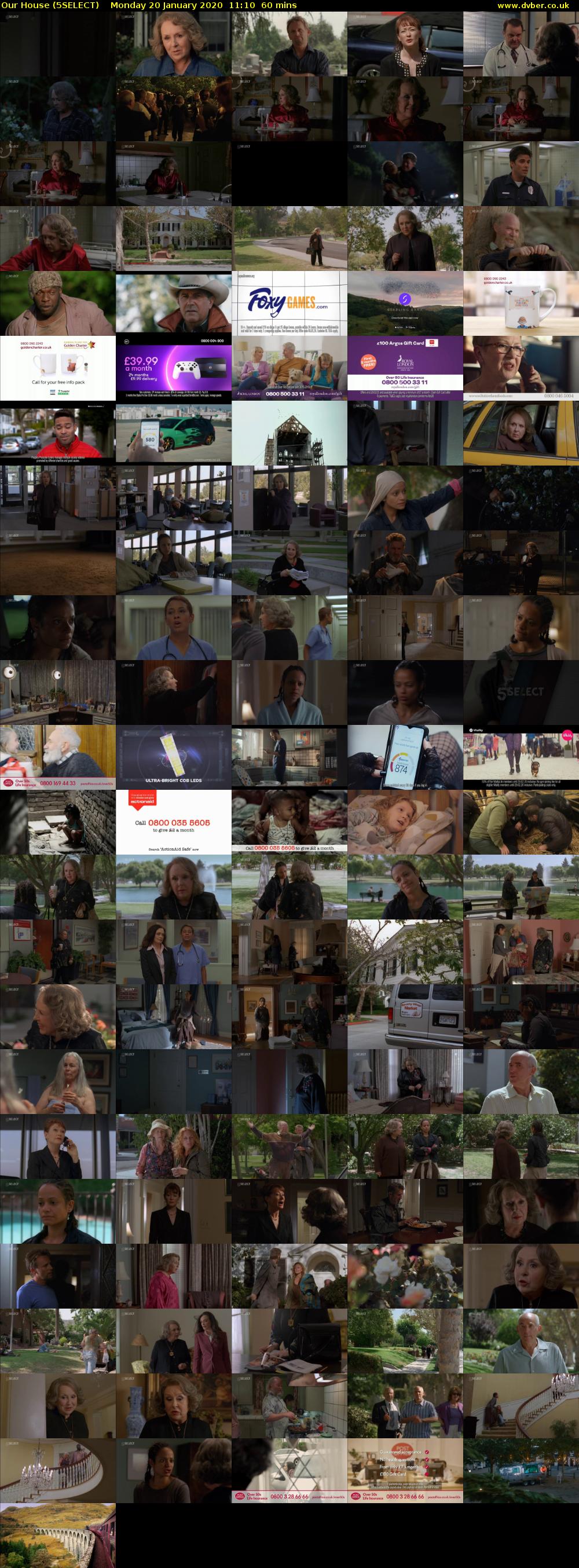 Our House (5SELECT) Monday 20 January 2020 11:10 - 12:10