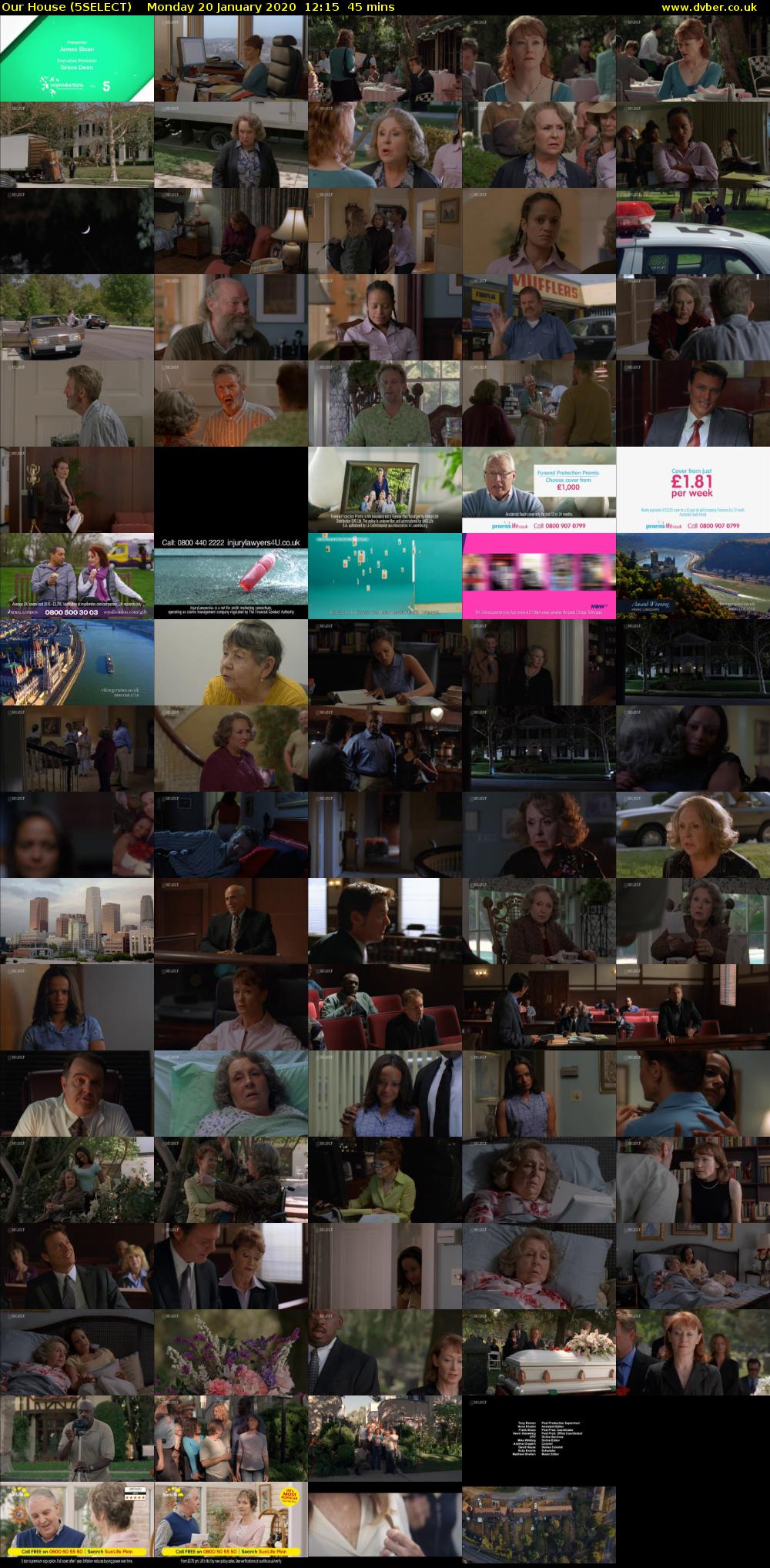 Our House (5SELECT) Monday 20 January 2020 12:15 - 13:00