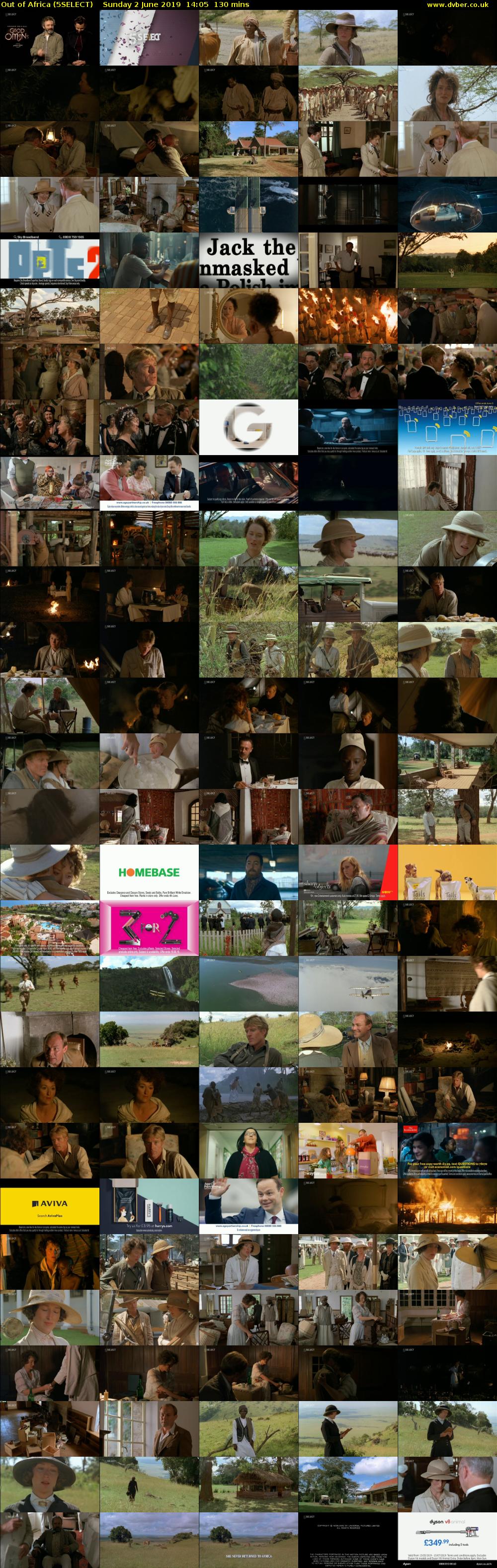 Out of Africa (5SELECT) Sunday 2 June 2019 14:05 - 16:15