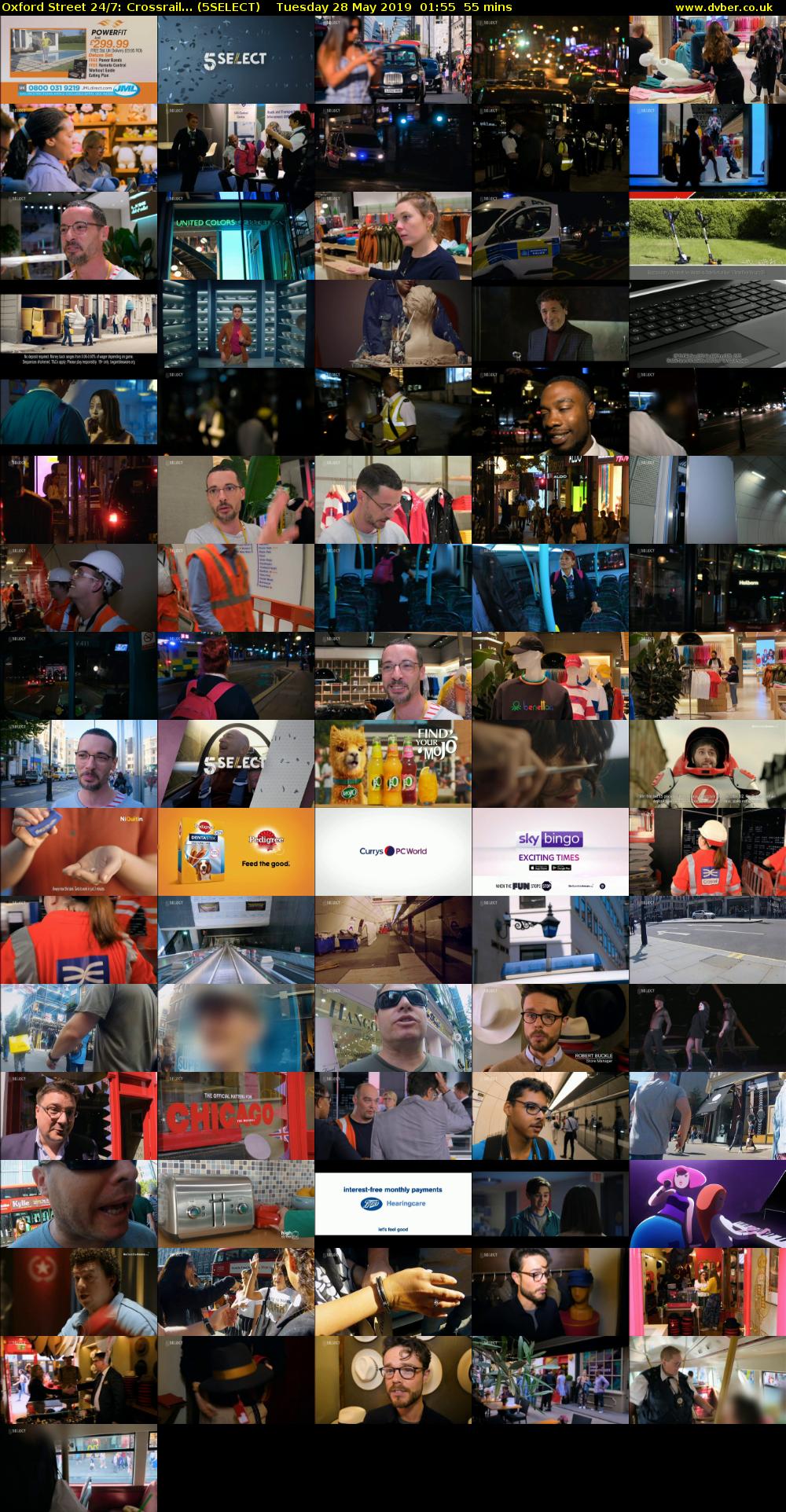 Oxford Street 24/7: Crossrail... (5SELECT) Tuesday 28 May 2019 01:55 - 02:50