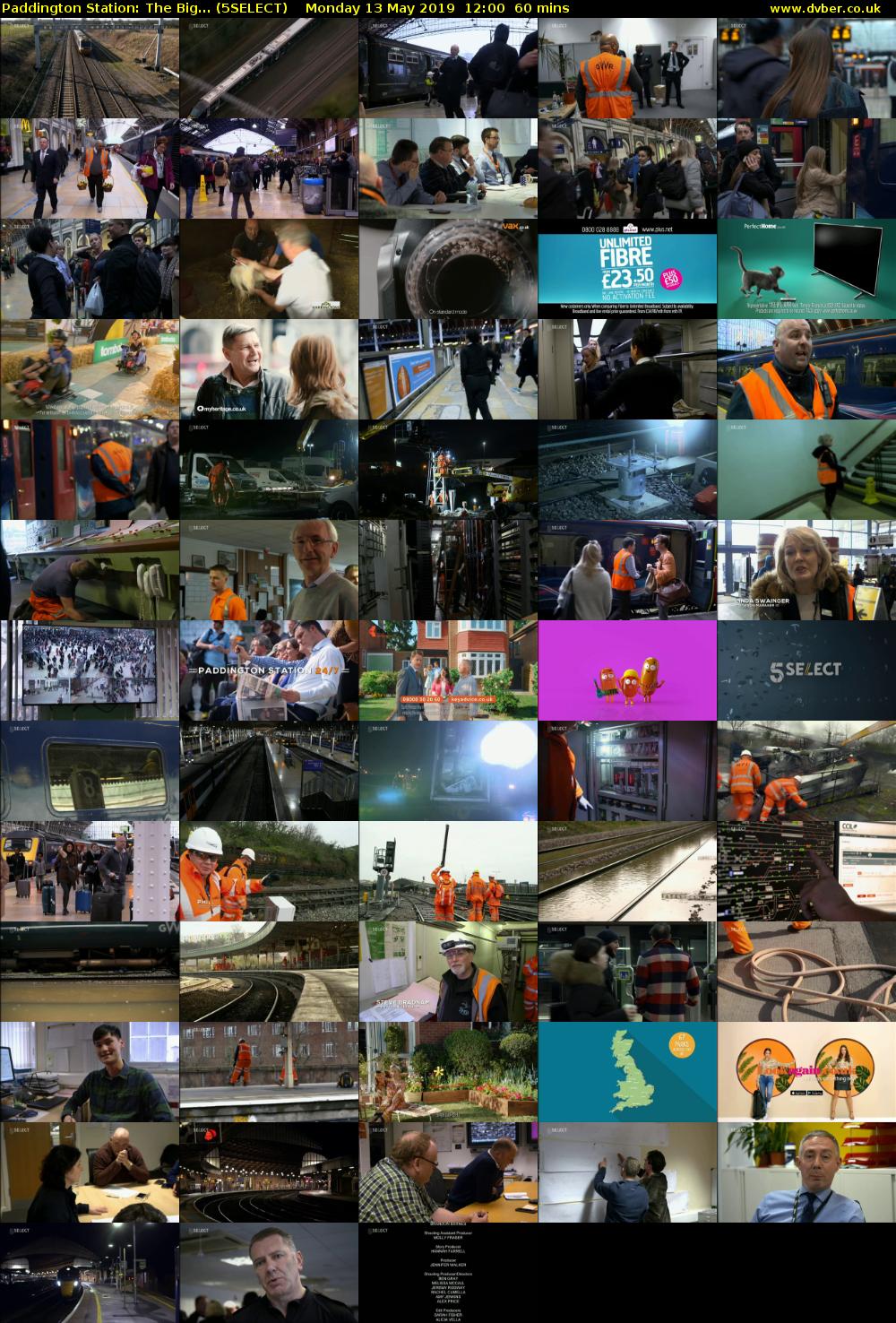 Paddington Station: The Big... (5SELECT) Monday 13 May 2019 12:00 - 13:00