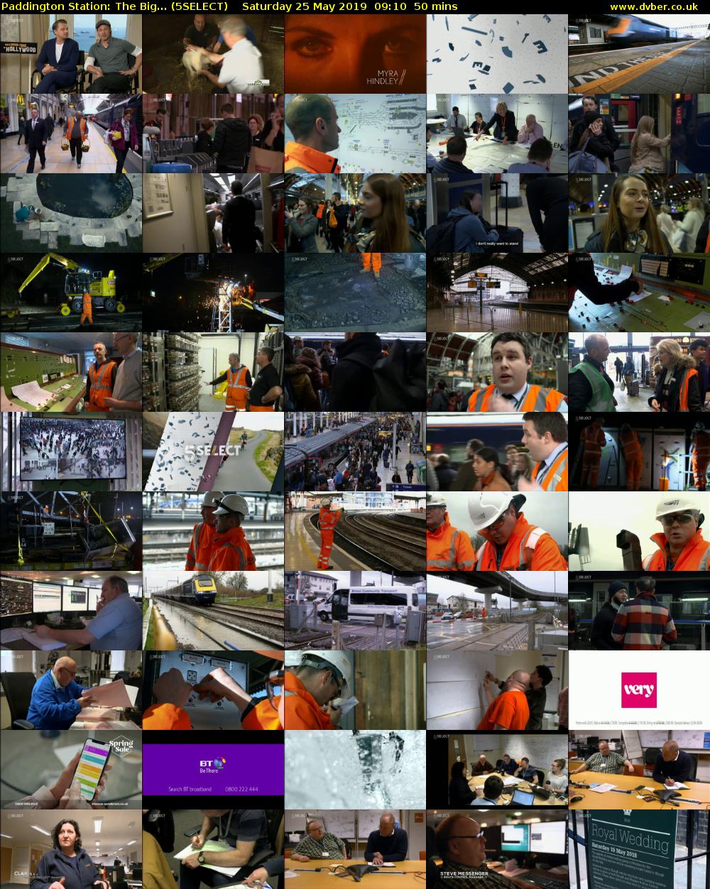 Paddington Station: The Big... (5SELECT) Saturday 25 May 2019 09:10 - 10:00