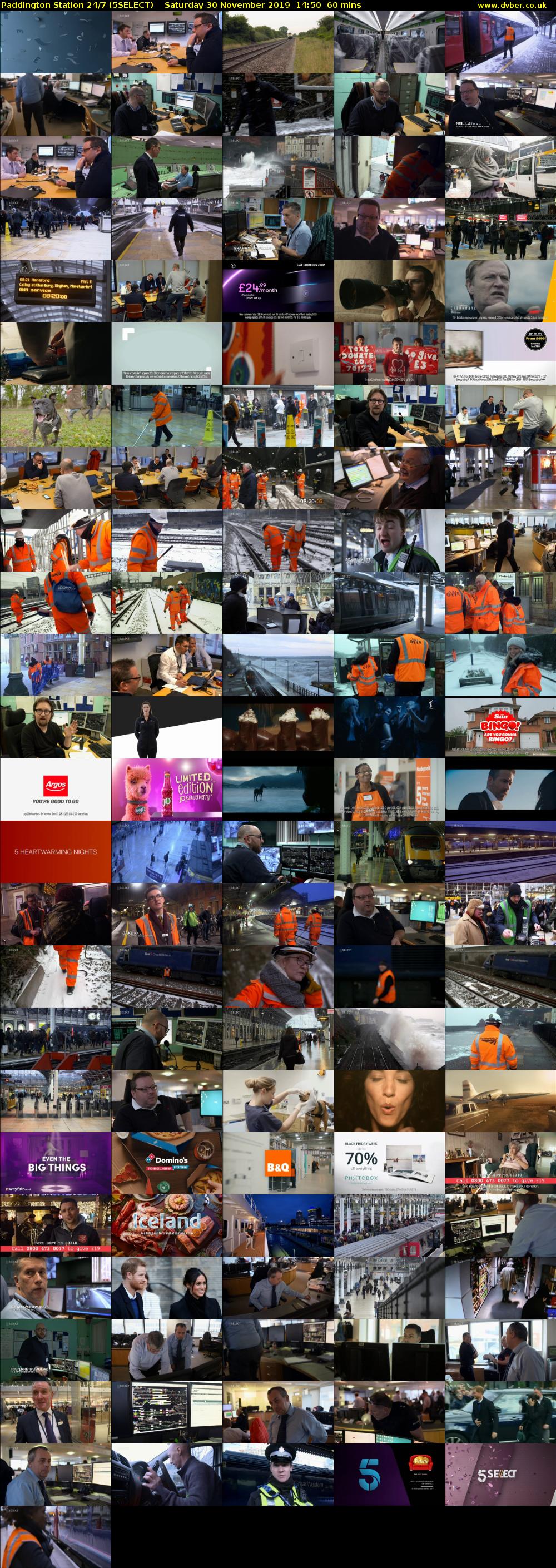 Paddington Station 24/7 (5SELECT) Saturday 30 November 2019 14:50 - 15:50