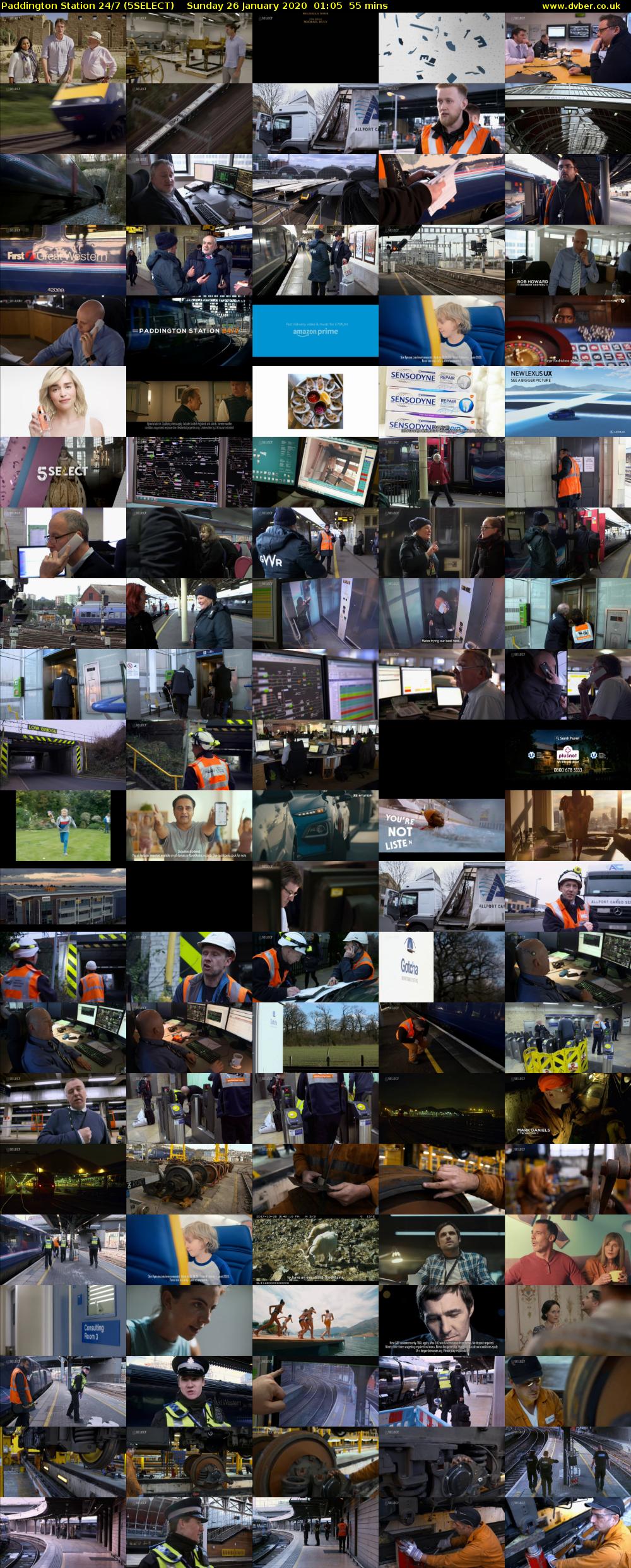 Paddington Station 24/7 (5SELECT) Sunday 26 January 2020 01:05 - 02:00