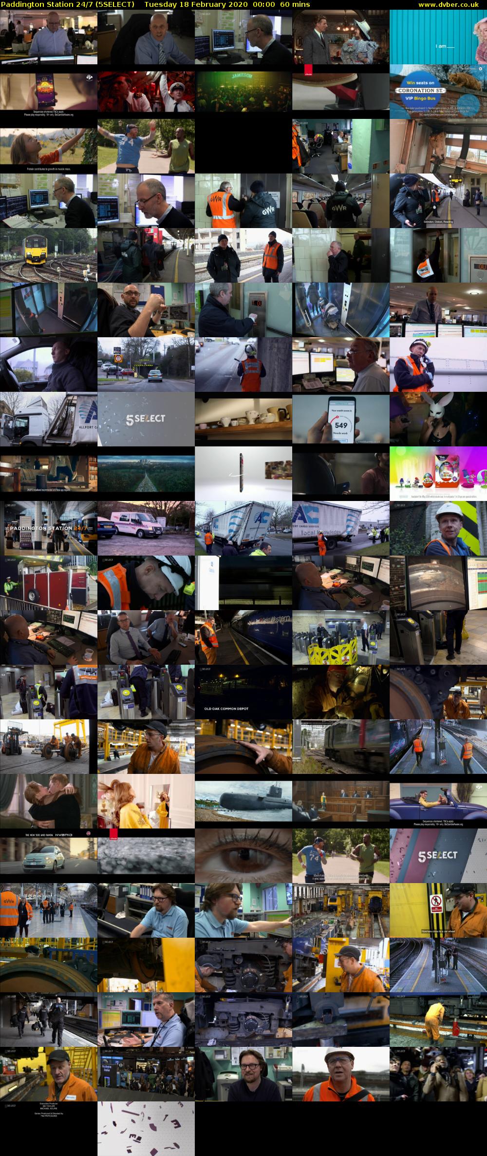 Paddington Station 24/7 (5SELECT) Tuesday 18 February 2020 00:00 - 01:00