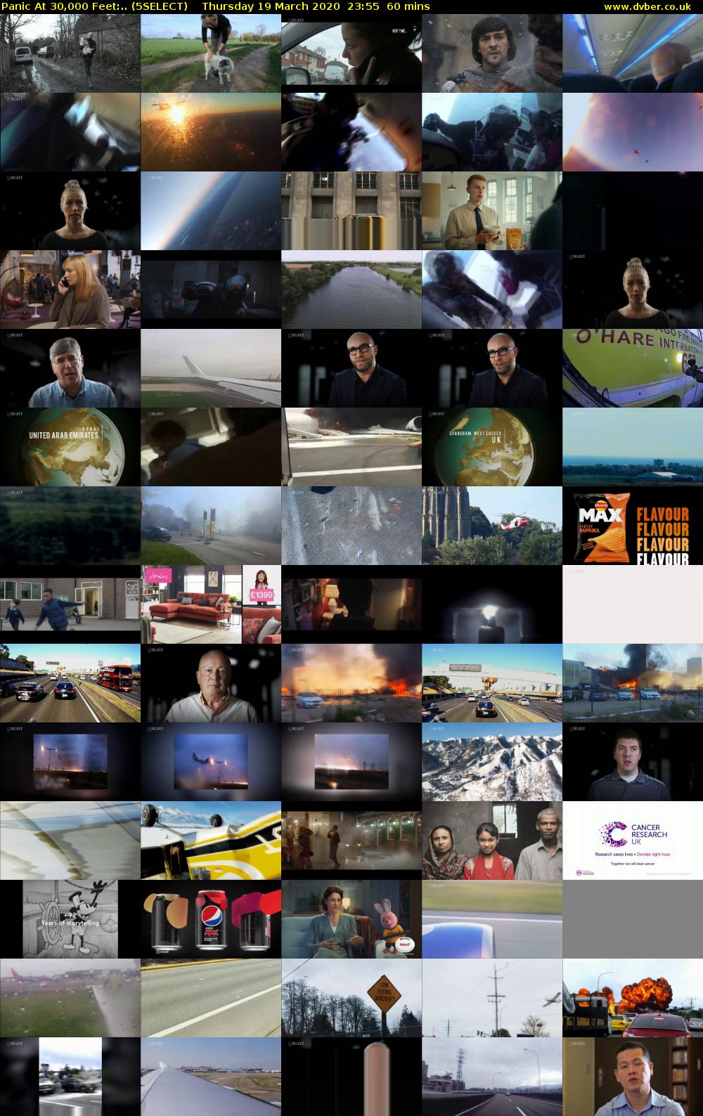 Panic At 30,000 Feet:.. (5SELECT) Thursday 19 March 2020 23:55 - 00:55
