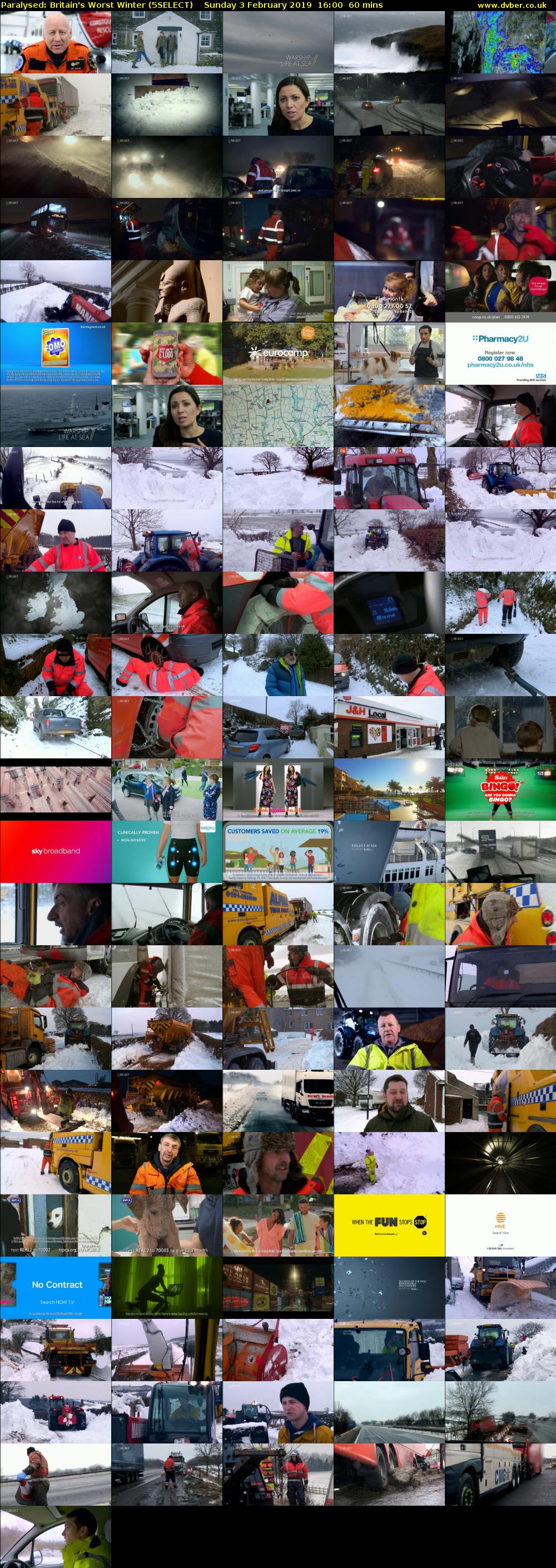 Paralysed: Britain's Worst Winter (5SELECT) Sunday 3 February 2019 16:00 - 17:00