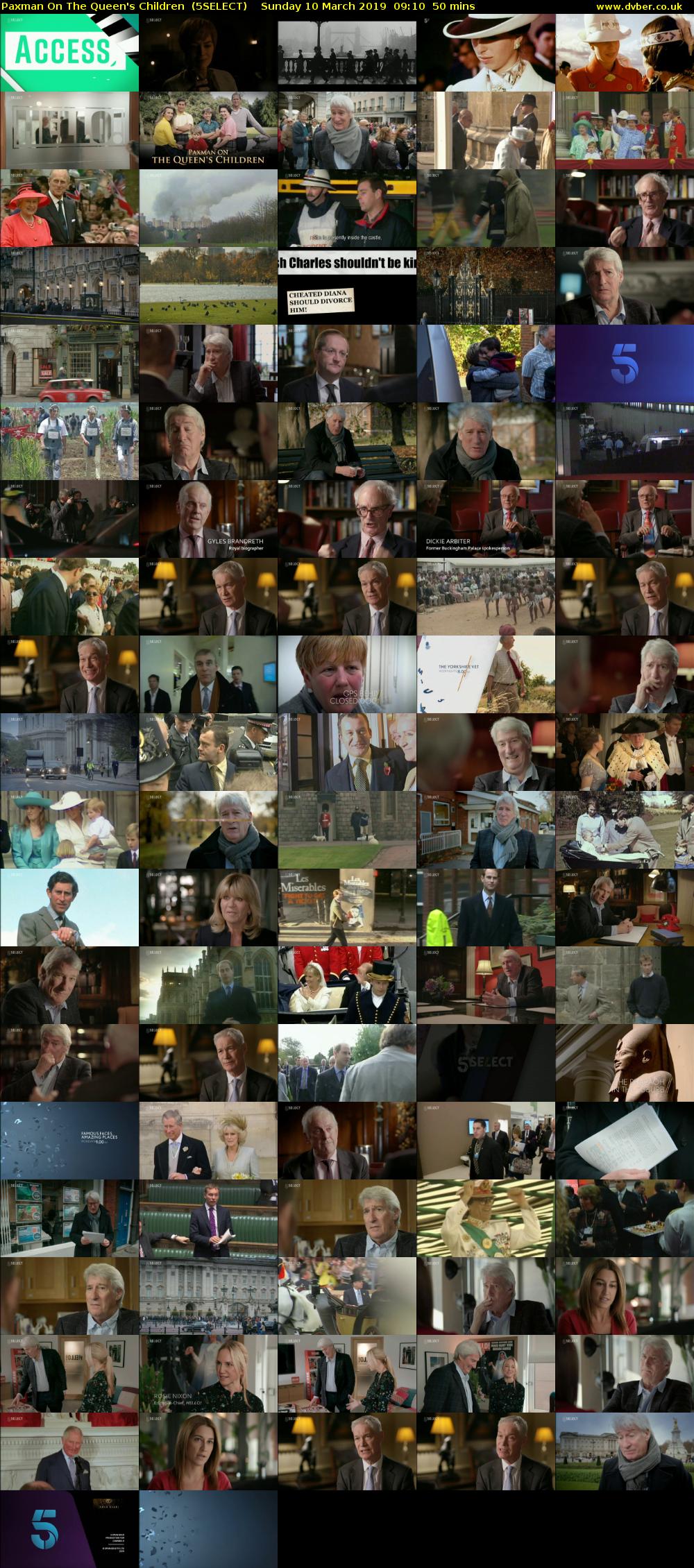 Paxman On The Queen's Children  (5SELECT) Sunday 10 March 2019 09:10 - 10:00