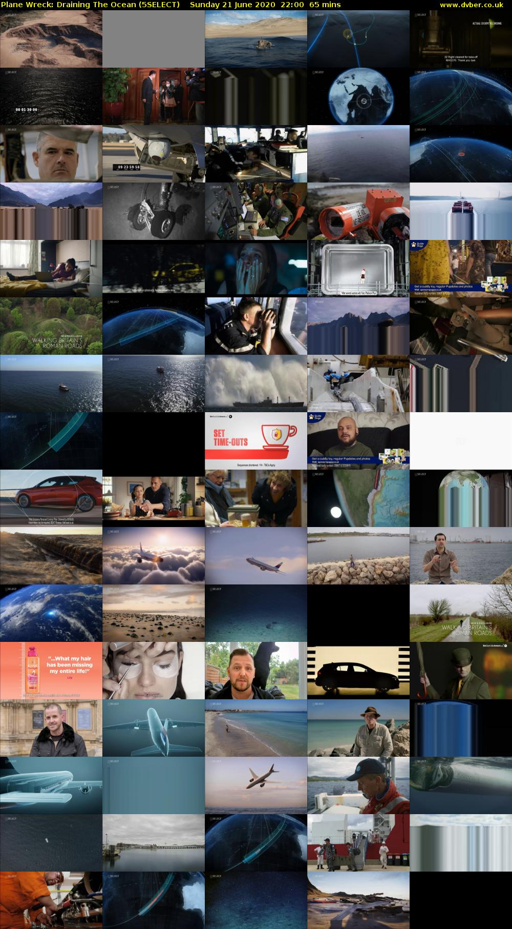 Plane Wreck: Draining The Ocean (5SELECT) Sunday 21 June 2020 22:00 - 23:05
