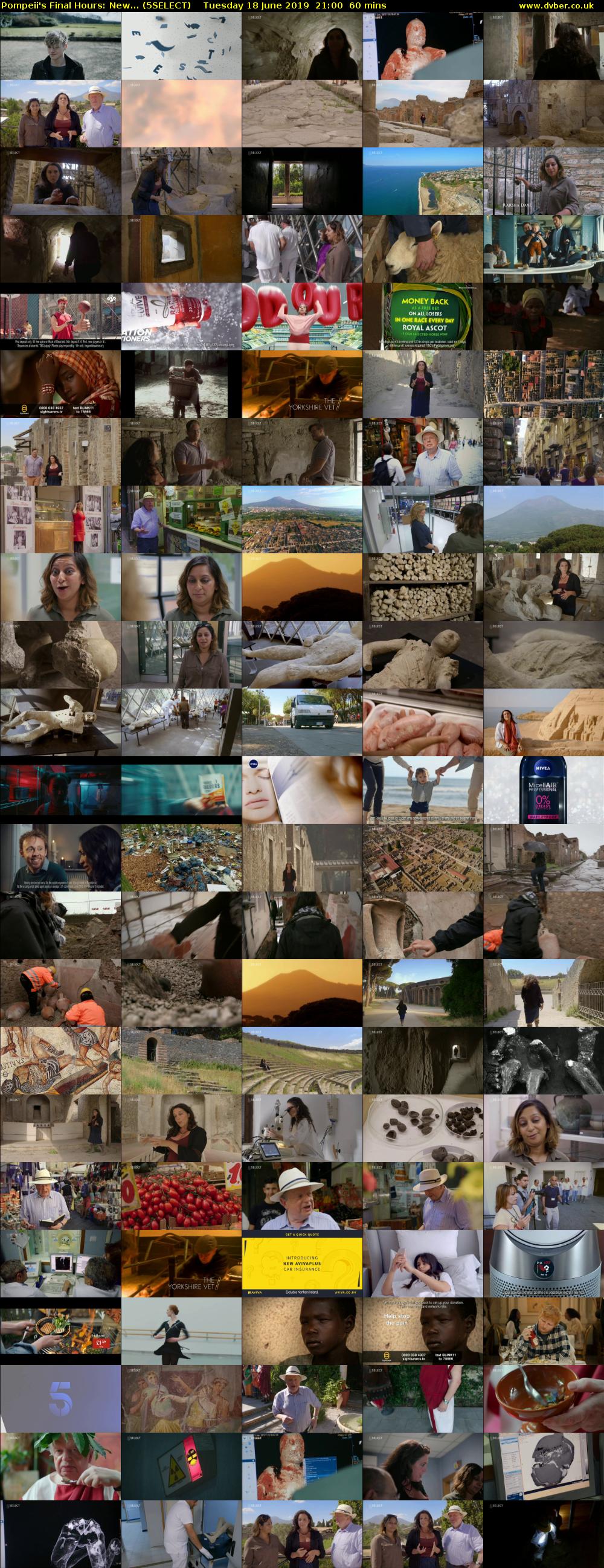 Pompeii's Final Hours: New... (5SELECT) Tuesday 18 June 2019 21:00 - 22:00
