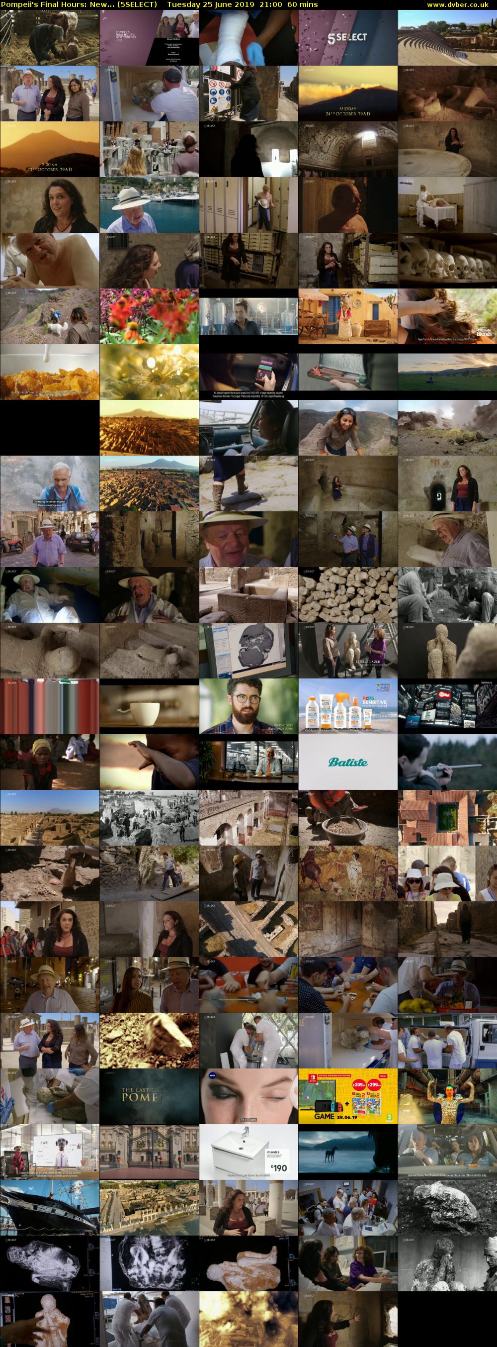 Pompeii's Final Hours: New... (5SELECT) Tuesday 25 June 2019 21:00 - 22:00