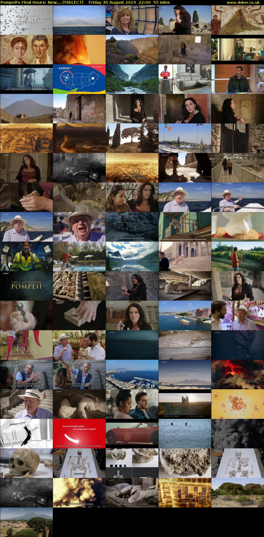 Pompeii's Final Hours: New... (5SELECT) Friday 30 August 2019 22:00 - 22:55