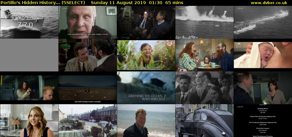 Portillo's Hidden History... (5SELECT) Sunday 11 August 2019 01:30 - 02:35