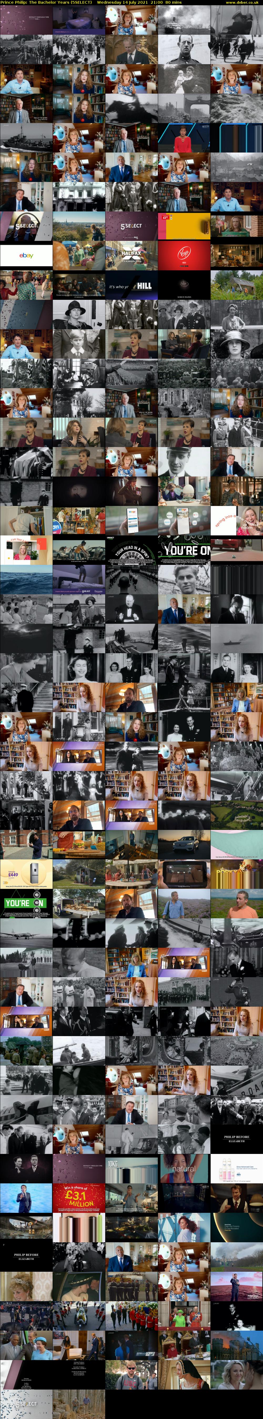 Prince Philip: The Bachelor Years (5SELECT) Wednesday 14 July 2021 21:00 - 22:20