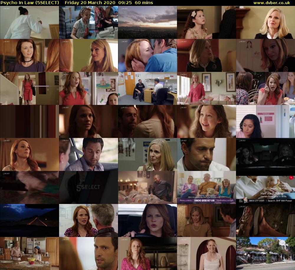 Psycho In Law (5SELECT) Friday 20 March 2020 09:25 - 10:25