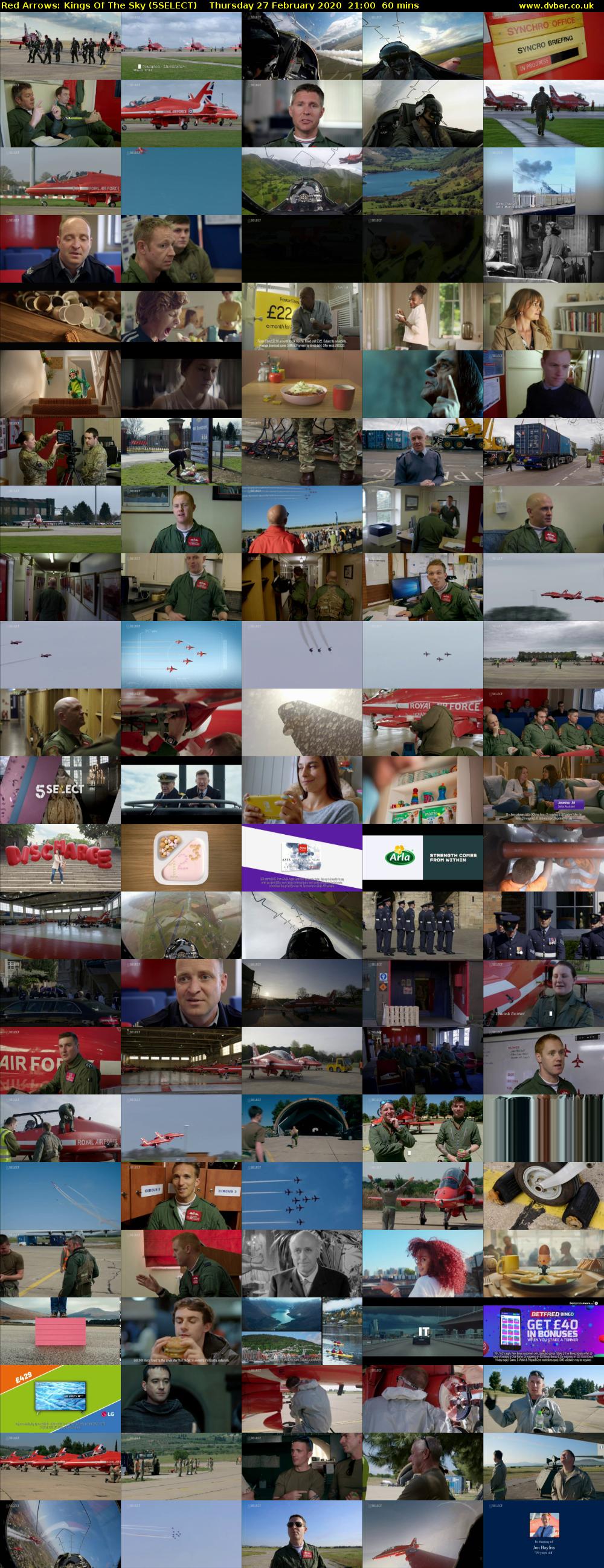 Red Arrows: Kings Of The Sky (5SELECT) Thursday 27 February 2020 21:00 - 22:00