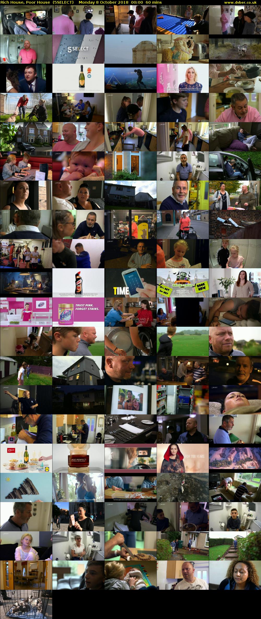 Rich House, Poor House  (5SELECT) Monday 8 October 2018 00:00 - 01:00