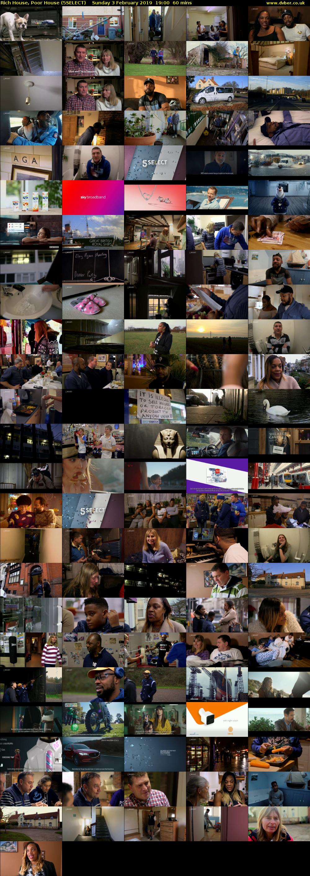 Rich House, Poor House (5SELECT) Sunday 3 February 2019 19:00 - 20:00