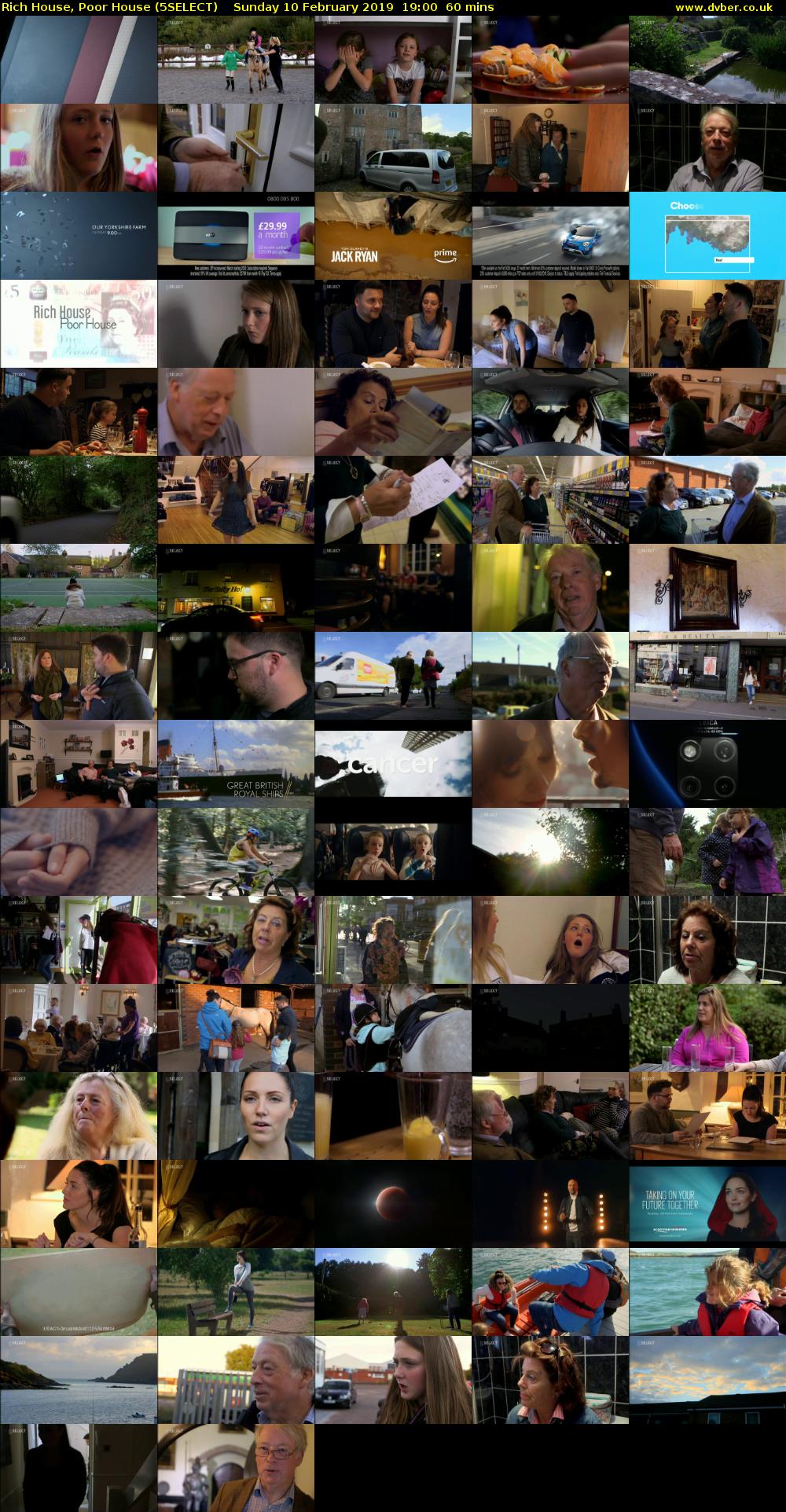 Rich House, Poor House (5SELECT) Sunday 10 February 2019 19:00 - 20:00
