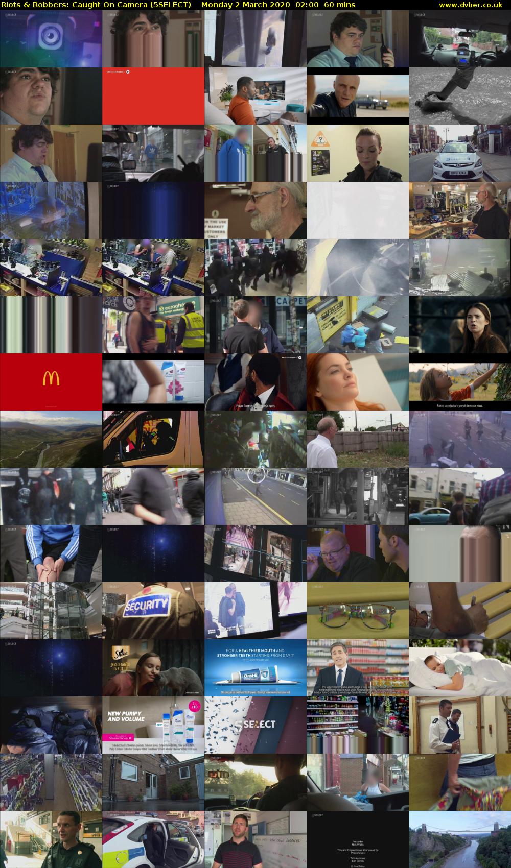 Riots & Robbers: Caught On Camera (5SELECT) Monday 2 March 2020 02:00 - 03:00