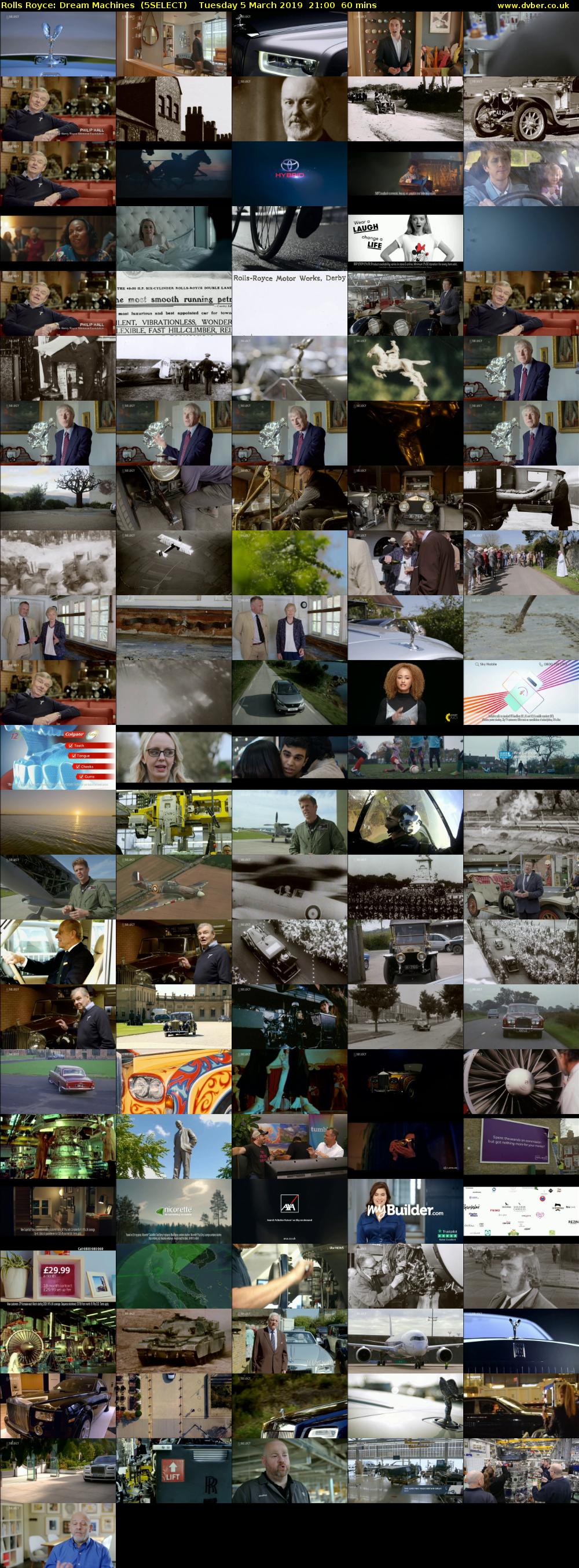 Rolls Royce: Dream Machines  (5SELECT) Tuesday 5 March 2019 21:00 - 22:00