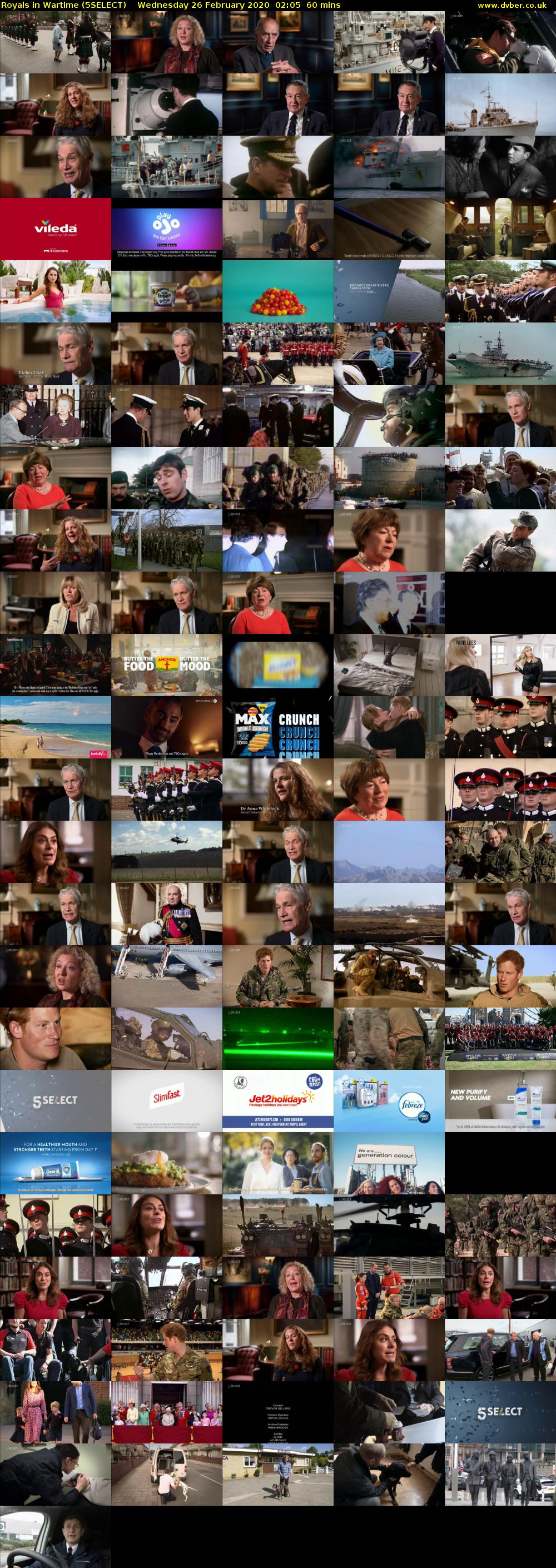 Royals in Wartime (5SELECT) Wednesday 26 February 2020 02:05 - 03:05