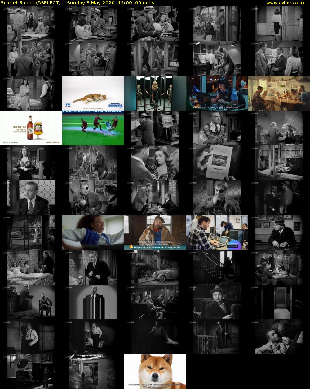 Scarlet Street (5SELECT) Sunday 3 May 2020 12:00 - 13:00