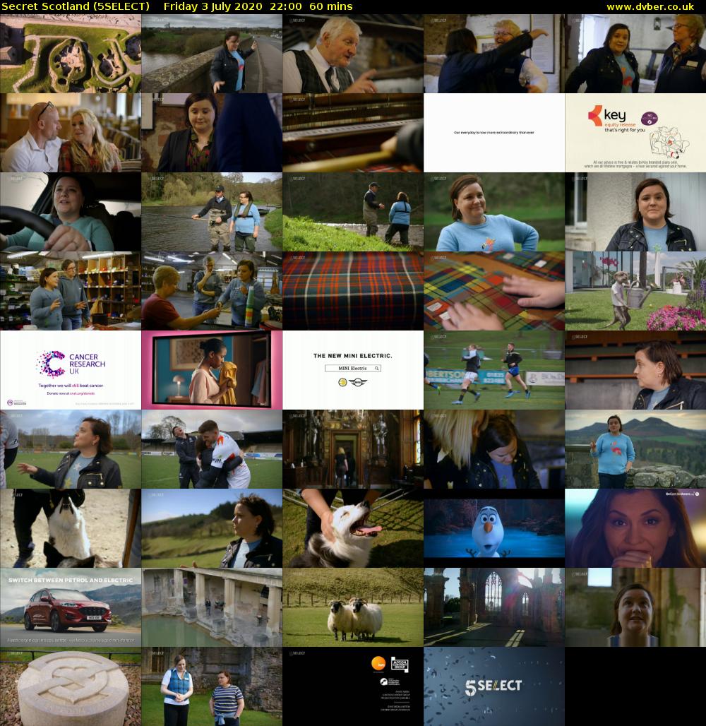 Secret Scotland (5SELECT) Friday 3 July 2020 22:00 - 23:00